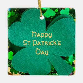 St. Patrick's Day Keramikornament