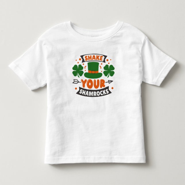 St Patrick's Day Kinderkind T - Shirt (Vorderseite)