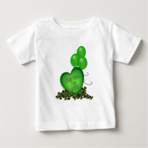 St Patricks Day Kiss me Im Irish Balloons Baby T-shirt