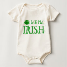 St. Patrick's Day Kiss Me I'm Irish Green Lips