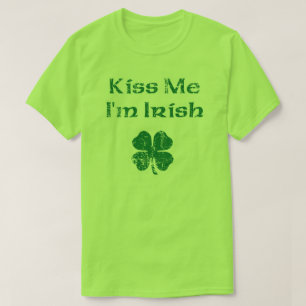 St. Patrick's Day Kiss Me T - Shirt