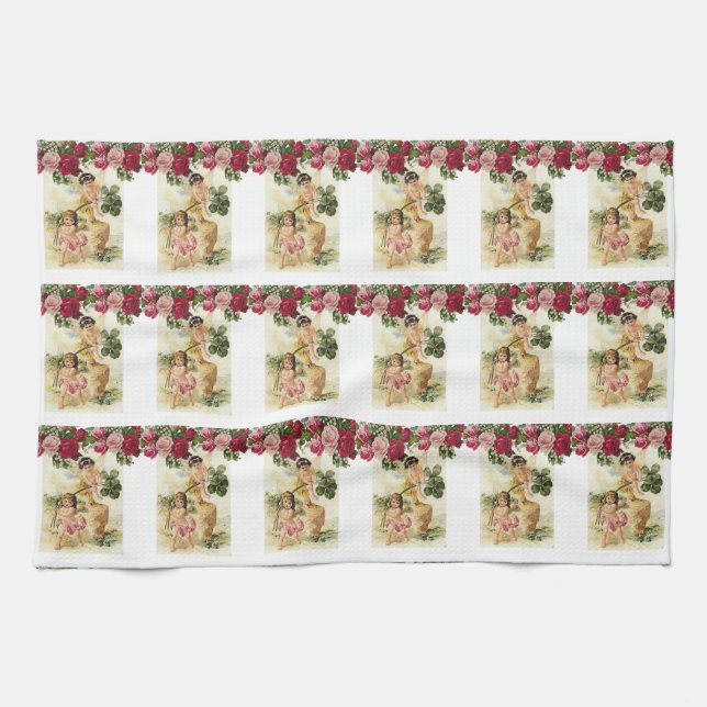 St Patrick's Day Kitchen Handtuch (Horizontal)