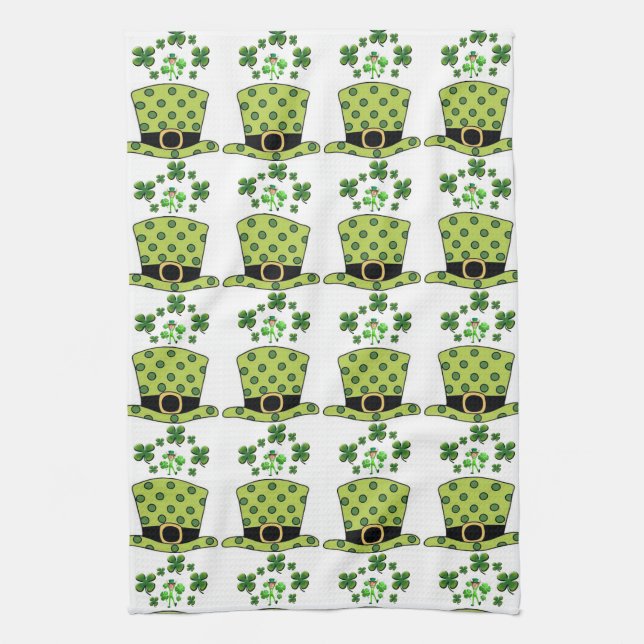 St Patrick's Day Kitchen Handtuch (Vertikal)