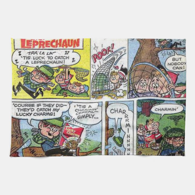 St Patrick's Day Kitchen Handtuch (Horizontal)