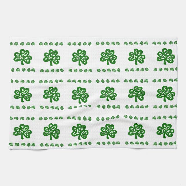 St Patrick's Day Kitchen Handtuch (Horizontal)
