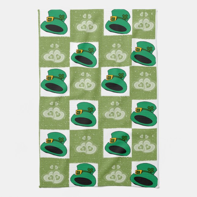 St Patrick's Day Kitchen Handtuch (Vertikal)