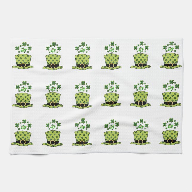 St Patrick's Day Kitchen Handtuch (Horizontal)