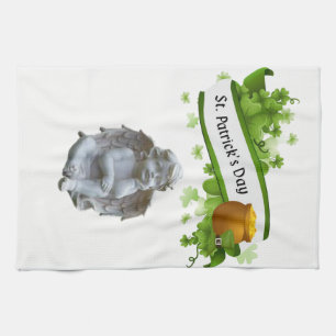 St. Patrick's Day Kitchen Handtuchhalter Angel Geschirrtuch