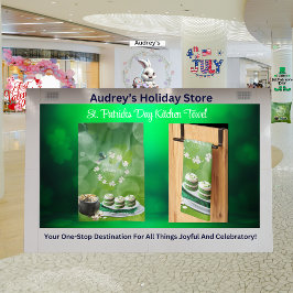 St Patrick's Day Kitchtuch Geschirrtuch