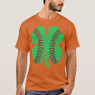 St Patricks Day Kleeblatt Baseball Saint Paddys Ki T-Shirt
