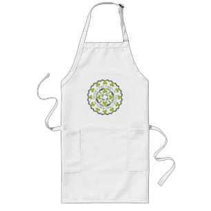St. Patrick's Day Kleeblatt Celtic Knot Lange Schürze