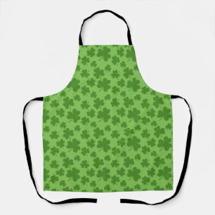 St Patrick's Day Kleeblatt Clover Pattern Schürze