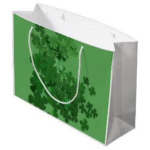St. Patrick's Day Kleeblatt Große Geschenktüte