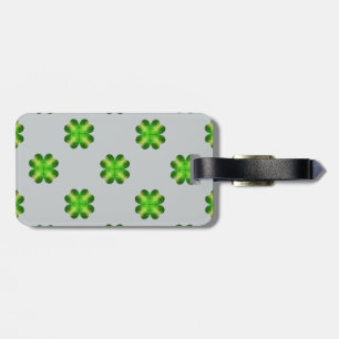 St. Patrick's Day Kleeblatt Hintergrund Gepäckanhänger