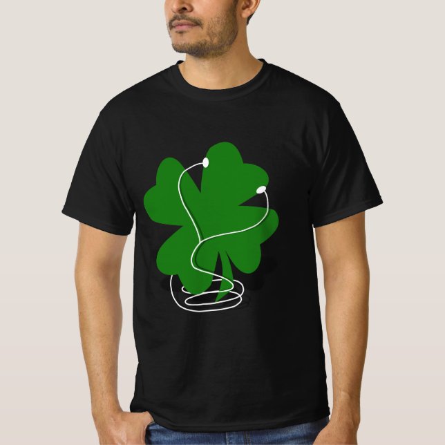St. Patrick's Day Kleeblatt - iRisches Kleeblatt T-Shirt (Vorderseite)