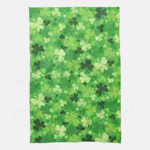 St. Patrick's Day Kleeblatt Küche Handtuch
