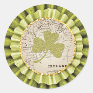 St. Patrick's Day Kleeblatt Leaf Sticker