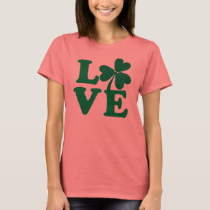 St. Patrick's Day Kleeblatt Liebe T-Shirt