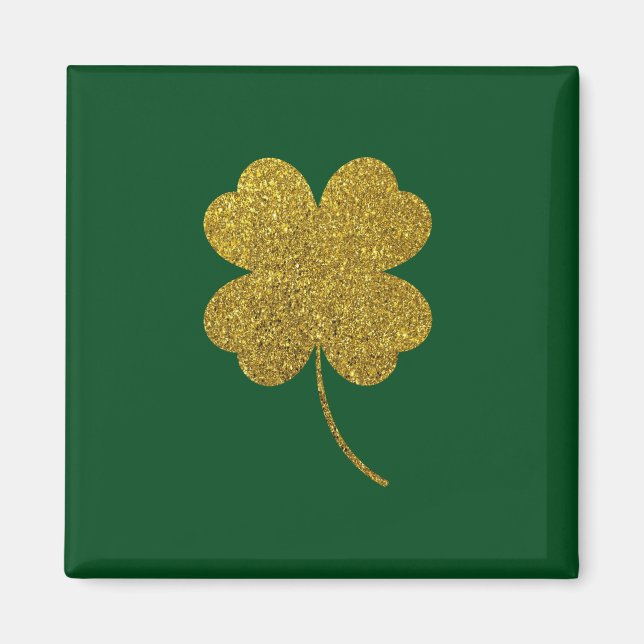 St. Patrick's Day Kleeblatt Magnet (Vorne)