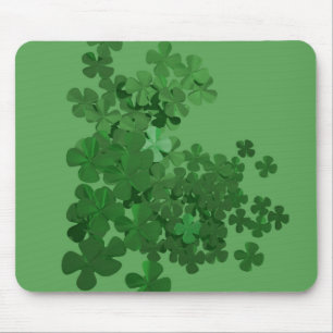 St. Patrick's Day Kleeblatt Mousepad