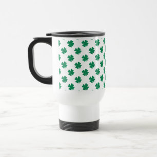 St. Patrick's Day Kleeblatt-Muster-54602 Reisebecher
