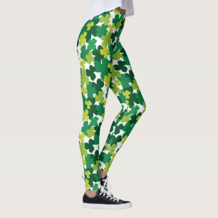 St. Patrick's Day Kleeblatt Pattern Leggings