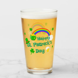 St. Patrick's Day Kleeblatt Pot of Gold Celtic Kno Glas