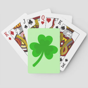St. Patrick's Day Kleeblatt Pot of Gold Celtic Kno Spielkarten