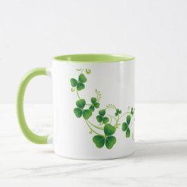 St. Patrick's Day Kleeblatt Tasse