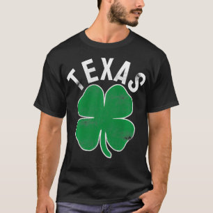 St Patricks Day Kleeblatt Texas Irish Green Saint T-Shirt