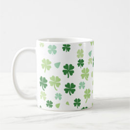 St. Patrick's Day Kleeblatts Kaffeetasse