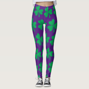 St Patricks Day Kleeblatts Leggings