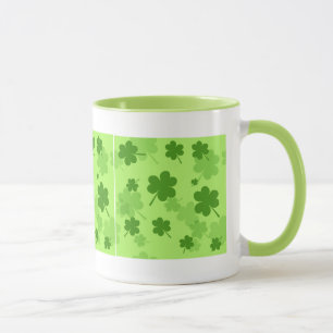 St. Patrick's Day Kleeblatts Tasse