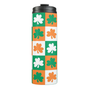 St Patrick's Day Kleeblatts Thermosbecher