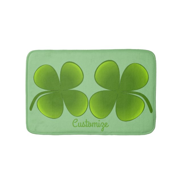 St Patrick's Day Kleeblatts Thunder_Cove Badematte (Vorderseite)