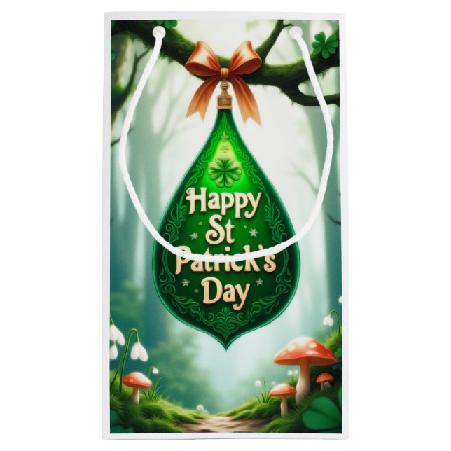 St. Patrick's Day Kleine Geschenktüte (Rückseite)