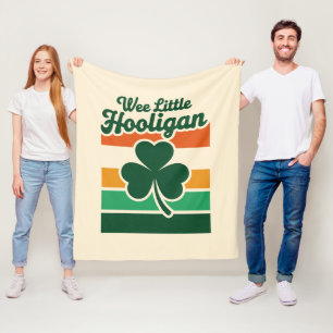 St. Patricks Day Kleiner Hooligan Lustig Fleecedecke