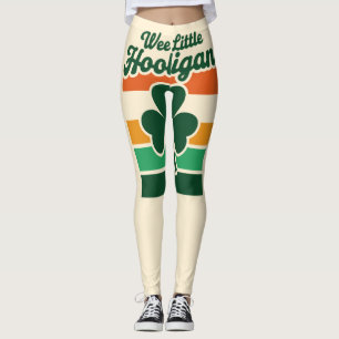 St Patricks Day Kleiner Hooligan Lustig Leggings