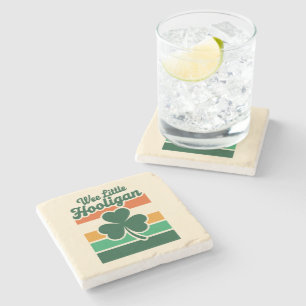 St Patricks Day Kleiner Hooligan Lustig  Steinuntersetzer