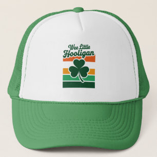 St. Patricks Day Kleiner Hooligan Lustig Truckerkappe