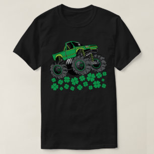 St. Patricks Day Kleinkind-Monstertruck-Geschenk f T-Shirt