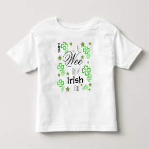 St Patrick's Day Kleinkinder T - Shirt mit Jahr