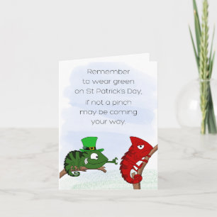 St. Patricks Day Kniff Karte
