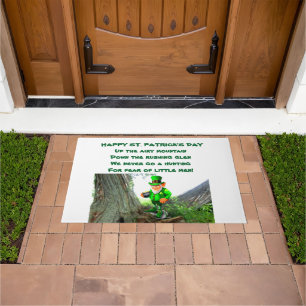 ST. PATRICK'S DAY KOBOLD-GEDICHT FUßMATTE