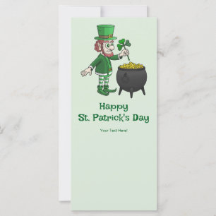 St. Patricks Day Kobold Karte