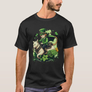 St Patricks Day Kobold Katze Kleeblatt 2 T-Shirt