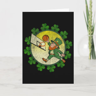 St Patricks Day Kobold Sketll Glücklich Karte