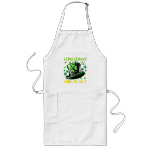 St Patricks Day Kobolde haben mich dazu gebracht Lange Schürze