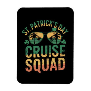 St. Patricks Day Kreuzfahrt-Mannschaft Lustige Fam Magnet