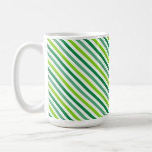 St. Patrick's Day Kreuzstreifenmuster Kaffeetasse